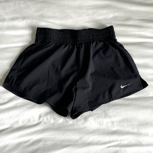 Nike DRI-FIT high rise 2 in 1 black shorts
